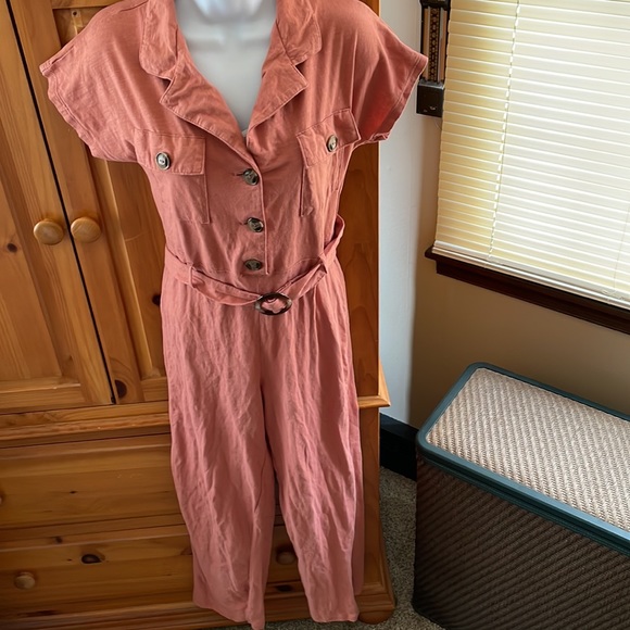 🚫SOLD🚫 Red Orange Pantsuit 🍁 - Picture 4 of 12